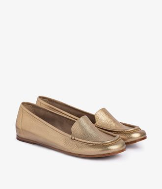 Pedro Garcia Retro 70s Loafer in Metallic Leather | Spring Summer 2026