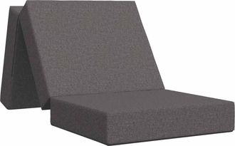 vidaXL Sof&aacute; Cama Plegable 75 X 63 X 45 Cm Gris Claro Vidaxl