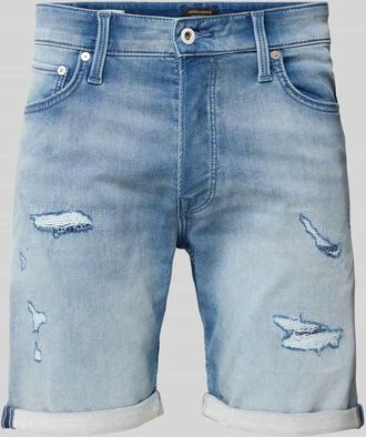 Jack & Jones Jack & Jones Jeansshorts mit 5-Pocket-Design Modell RICK in Hellblau, Gr&ouml;&szlig;e XL