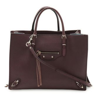 Balenciaga Paper Purple Paper Handbag Shoulder Bag Tote Bag (Pre-Owned)