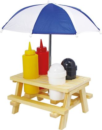 Küchenprofi Picnic Condiment Set for Ketchup, Mustard, Salt & Pepper, 6 Piece Set in Multicolored at Nordstrom