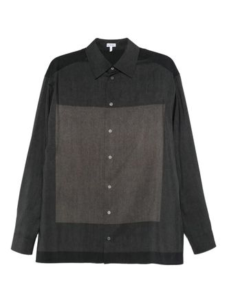Loewe x Albers wool shirt - men - Wool - 39 - Black