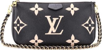 Louis Vuitton Multi Pochette Accessoires Bicolor Monogram Empreinte Giant crossbody bag - Zwart
