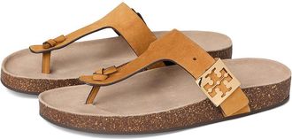 Tory Burch Mellow Thong Sandal Womens Shoes Rhum/Avola : 10.5 M, Leather