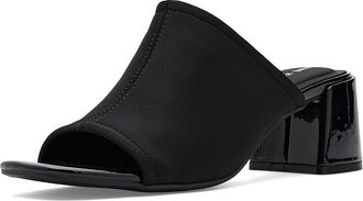 Anne Klein Flutter Womens Sandals Black Stretch : 9.5 M, Faux Leather