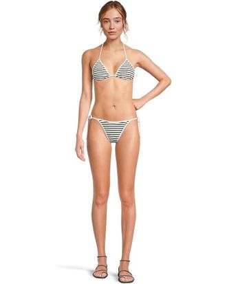 L*Space L*Space Levy Bikini Bottom Womens Sail Along Striped Tie-Sides DDR2223