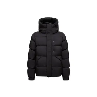 Moncler Moncler Madeira Hooded Short Down Jacket, Men, Black, Size: 0