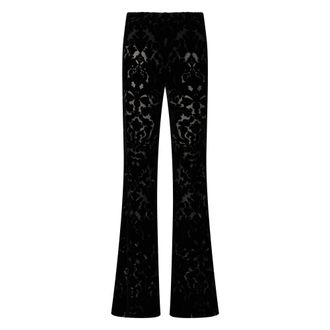 Gucci Dames, Broeken, Zwart, Maat: M Zijde