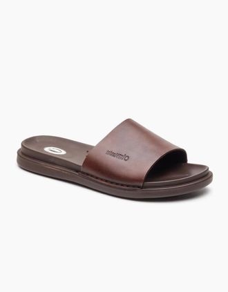 base Mens Albany Slide Mens Sandals - Brown - Size: 10