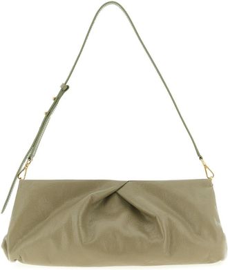 Dries Van Noten Green Crisp Clutch