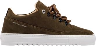 Mason Garments Torino Sneaker - unisex - Sneakers - Groen - 42 EU - Leer - Schoenen