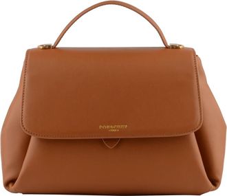 Pourchet S&eacute;vign&eacute; Handbag - Dames - Handtassen - Bruin - ONE Size - Leer - Tassen