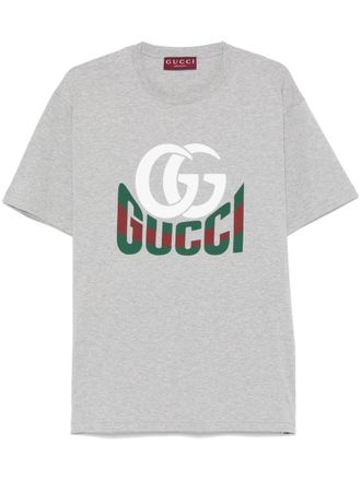 Gucci logo-print T-shirt - Grey