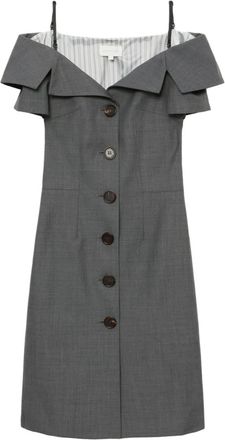 Shushu/Tong Abito con bottoni - Grigio