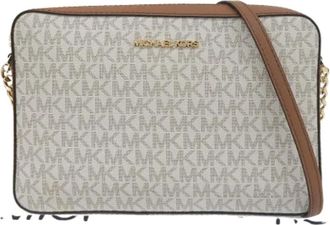 Michael Kors Pre-owned Canvas shoulder-bags - Dames - Vintage Schoudertas - Beige - ONE Size - Tweed - Vintage