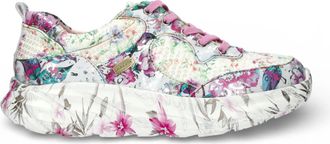 Laura Vita Sofiao 07 Floral Leather Trainers Platform Sneaker Shoes