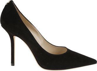 Jimmy Choo London Love 100 Suede Pumps