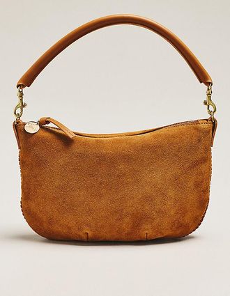 Clare Vivier Petit Suede Moyen Shoulder Bag