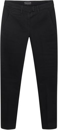 Dondup Perfect Cotton Gabardine Trousers