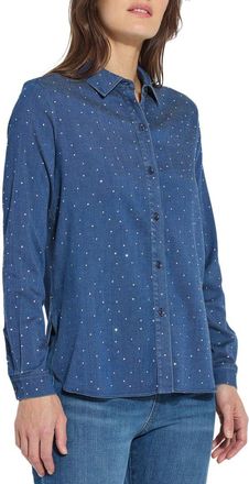 Lyss&eacute; Cataleya Crystal St Chambray Shirt Curvy