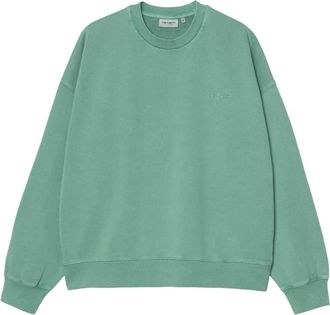 Carhartt Work in Progress Benton Sweatshirt - Heren - Sweatshirts - Groen - S - Katoen - Hoodies & sweatvesten
