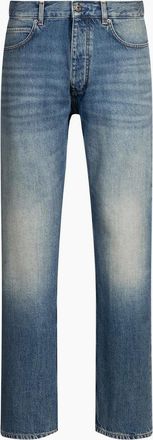 HUGO BOSS Mens Five Pocket Design Slim Fit Jeans - Blue - Size: 30/32
