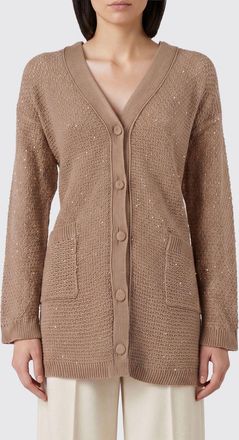 Fabiana Filippi Cardigan in misto cotone con paillettes