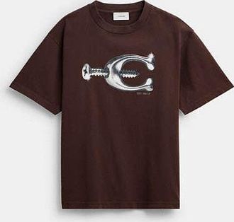 Coach Hardware Relaxed T-Shirt In Organic Cotton