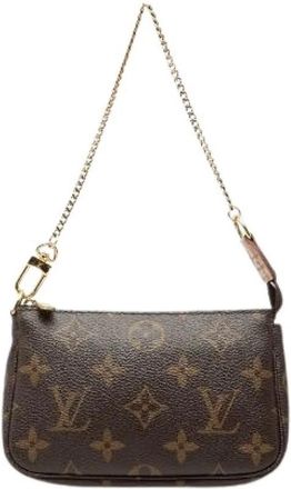 Louis Vuitton Pre-owned Mini Bags, female, Brown, Size: ONE SIZE Pre-owned Monogram Handbag