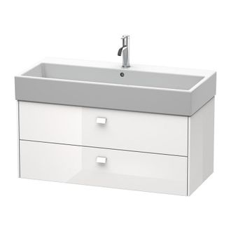 Duravit Duravit Brioso Neceser De Pared 98,4 X 45,9 Cm, 2 Cajones, Con Sif&oacute;n Y Delantal, Para Lavabo Vero Air 235010, Color (frente/cuerpo): Ticino Decorado E