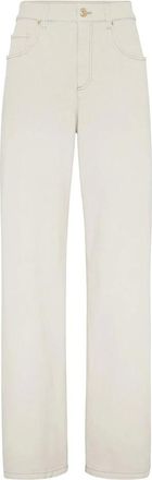 Brunello Cucinelli Mujer, Vaqueros, Blanco, Talla: S