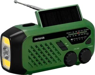 OEM Aiwa R-99em Verde / Radio De Emergencia Port&aacute;til