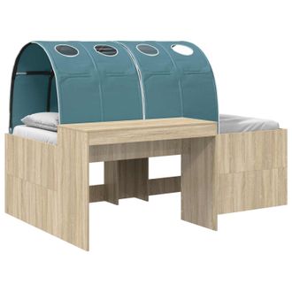 vidaXL Letto Alto Per Bambini Con Scrivania 3 Pz Legno Ingegnerizzato Vidaxl