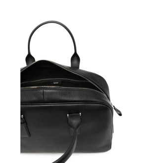 Tom Ford Leather Top Handle Bag - Black