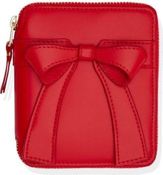 Comme Des Garçons Big Bow wallet - unisex - Calf Leather - One Size - Red