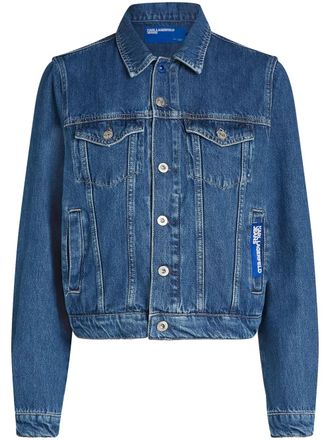 Karl Lagerfeld Giacca denim regular - Blu