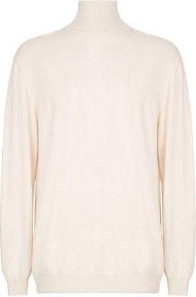 8 by YOOX WOOL BLEND PLAIN KNIT RELAXED FIT ROLLNECK