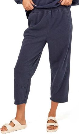 Threads 4 Thought Chantel Mineral Wash Crop Wide Leg Pants in Stargazer at Nordstrom, Size X-Small