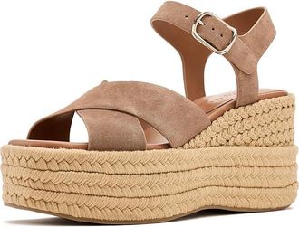 Marc Fisher Pasion Womens Dress Sandals Medium Natural Suede : 9.5 M