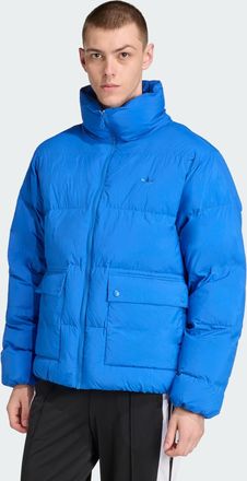 adidas Originals ADIDAS Originals Mens Synthetic Down Puffer - Blue Recycled Material - Size X-Small