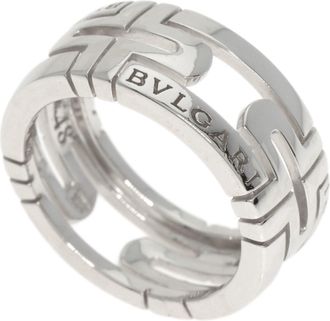 Bulgari White Gold (18K) Band Ring (Pre-Owned)