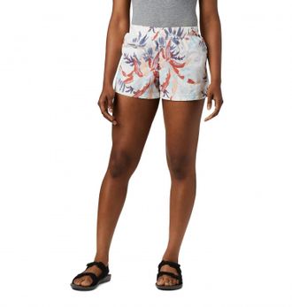 Columbia Womens Sandy River Ii Printed Shorts In New Moon Magnolia Print