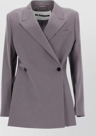 Jil Sander wool double-breasted blazer