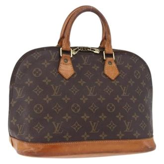 Louis Vuitton Pre-owned Alma PM Hand Bag - Dames - Pre-owned - Bruin - Maat: ONE Size Leer