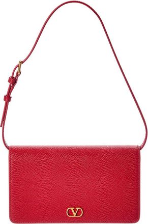Valentino Vlogo Signature Mini Leather Shoulder Bag