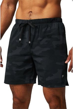Fabletics The One Short 7 in Black Tactical Camo at Nordstrom, Size Xx-Large