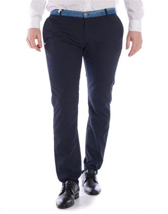 Daniele Alessandrini Jeans - Heren - Slim Fit Broeken - Blauw - W38 - Polyester - Broeken