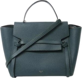 Celine Pre-owned Belt Bag Mini - Dames - Vintage Heuptassen - Groen - ONE Size - Leer - Vintage
