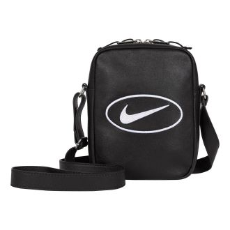 SUPREME x Nike Leather Shoulder Bag SS25 Black SS25B1-BLACK