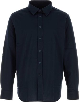 Brioni Midnight Blue Cotton Shirt